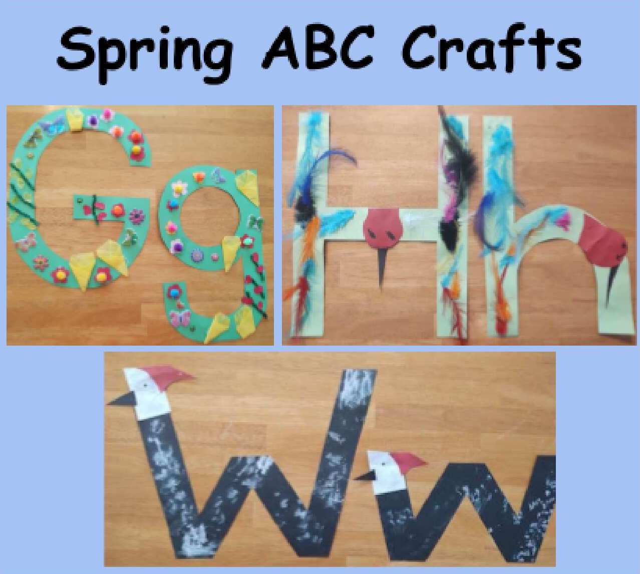 Spring Letter Crafts
